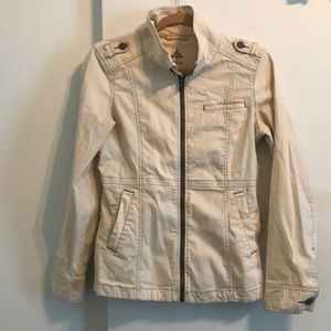 PrAna Small White and Grey Jacket